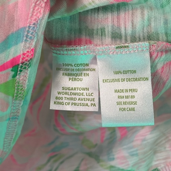 Lilly Pulitzer Kaia Knit Multi Croc My World Tunic Top Size M - Picture 8 of 9